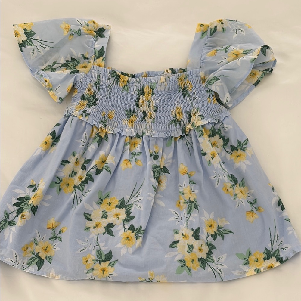 Janie and Jack Girl’s Floral Top